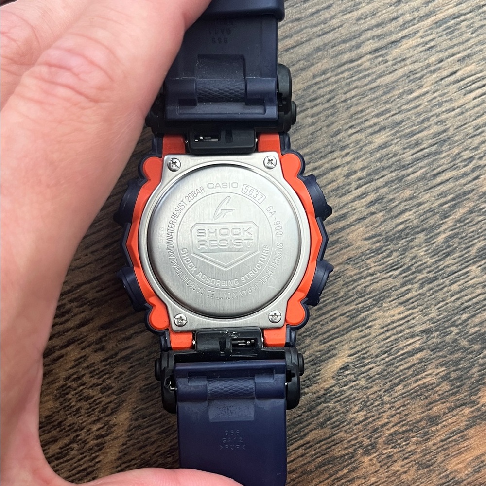 G-Shock Navy Blue and Black Watch - Picture 4 of 4